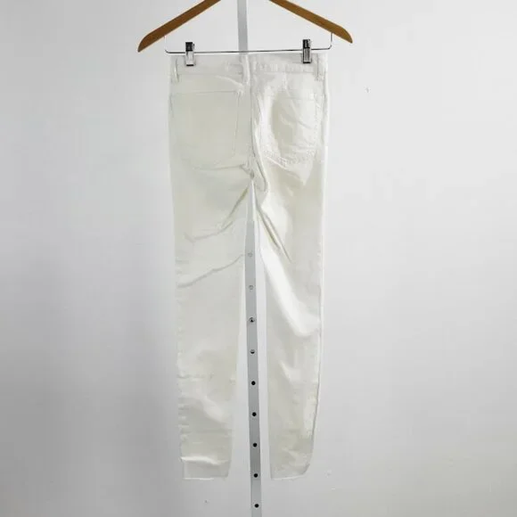 FREE PEOPLE Del Wray Step Hem Skinny Jeans Sz 24 - Picture 5 of 9